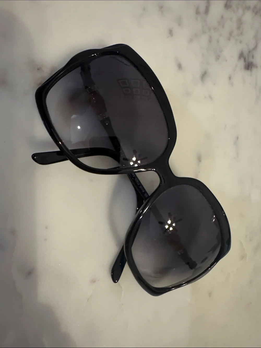 Gucci Black Oversized Square Women's Sunglasses